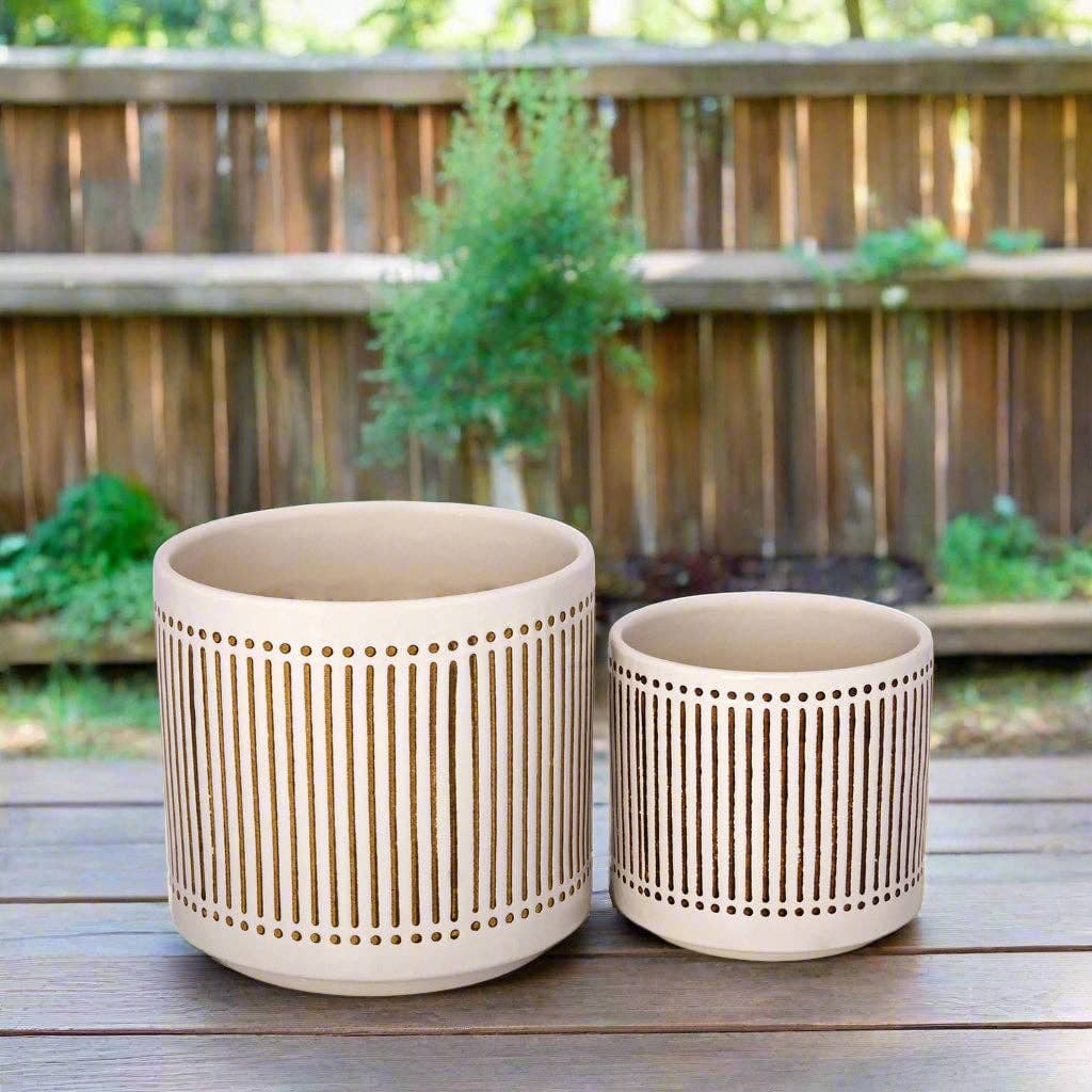 Kessler Ribbed Planter 6"