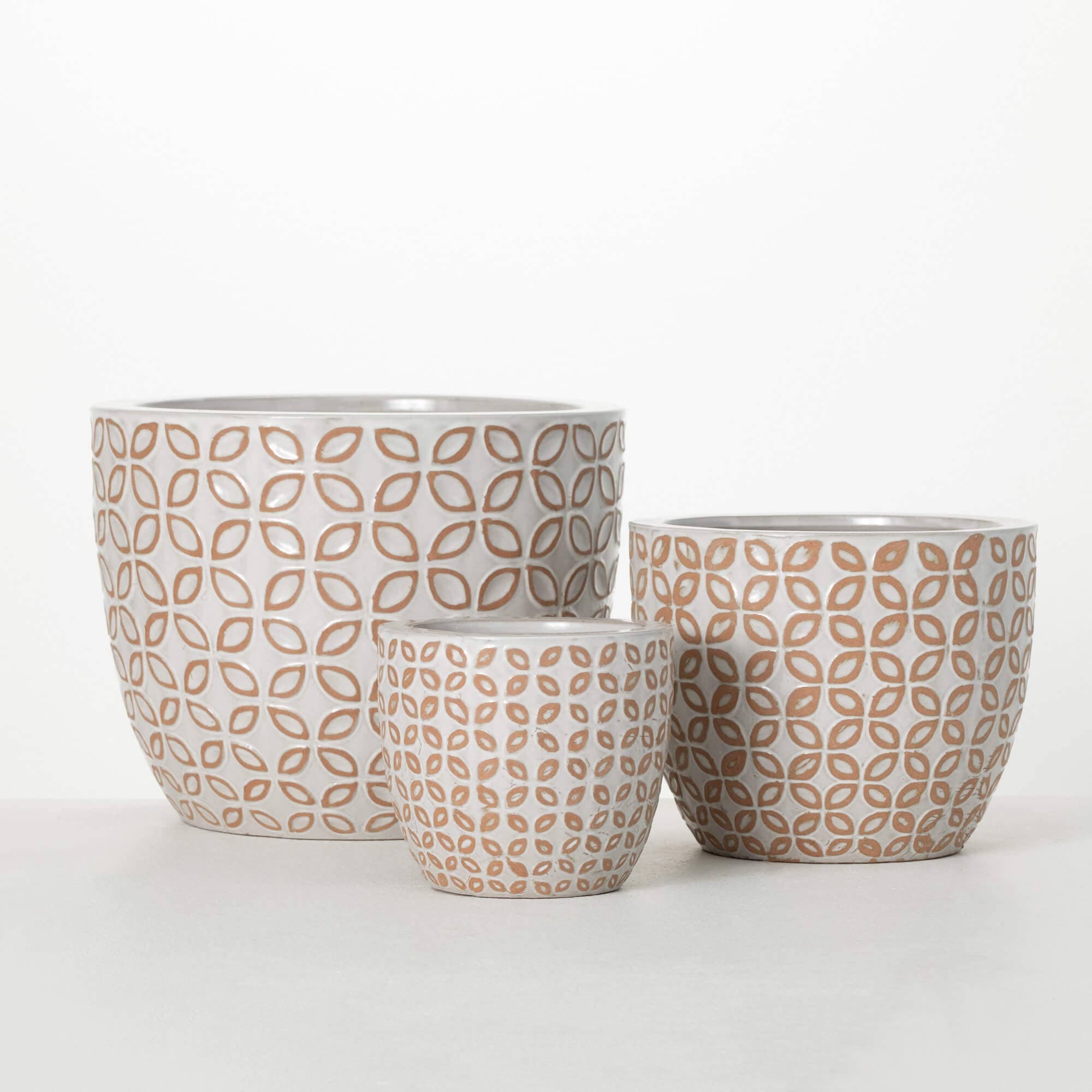 Geometric Patterned Planters 5"