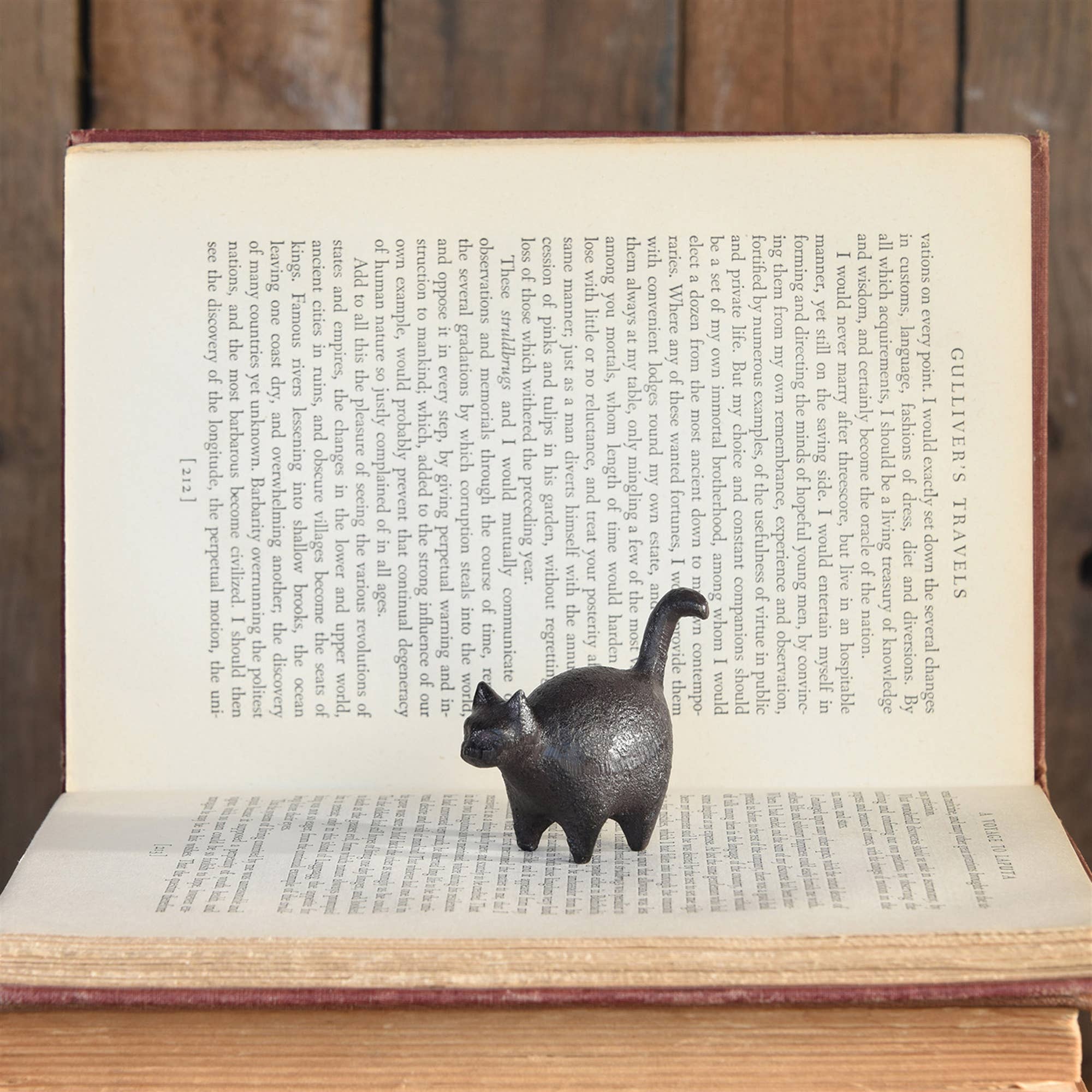 Botero Critter Cat, Cast Iron - Brown