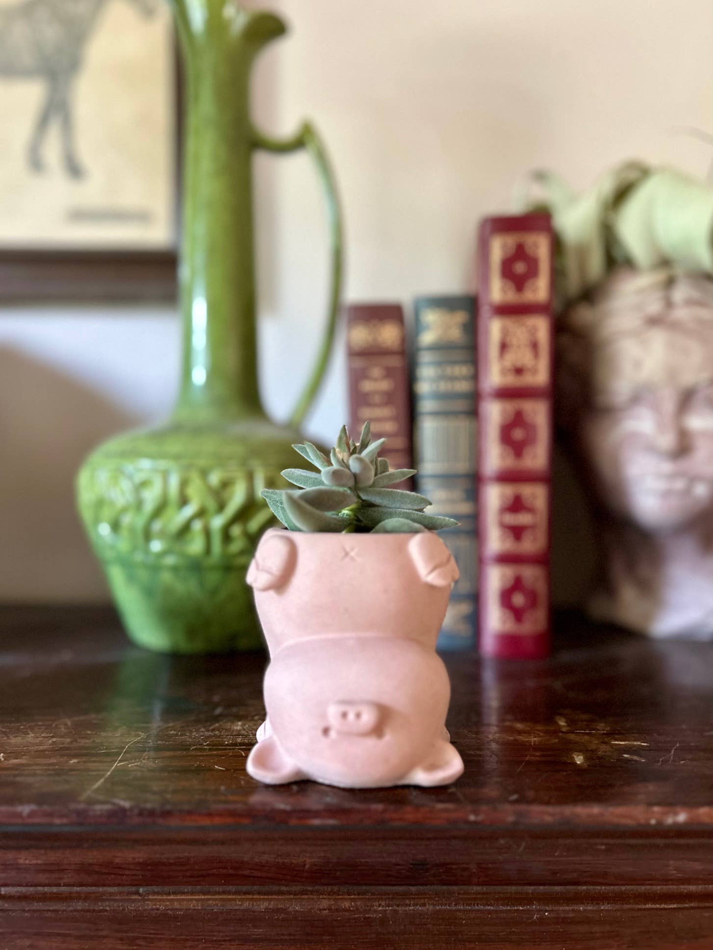 Concrete Pig Planter